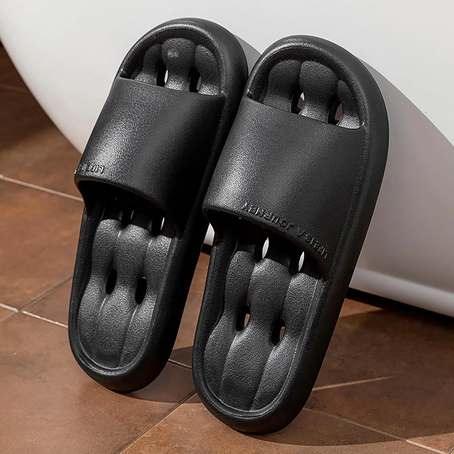 Bathroom Slippers Men Shower Shoes Women Mens Slides Slides for Women Spa Quick Drying Soft Sole Slippers