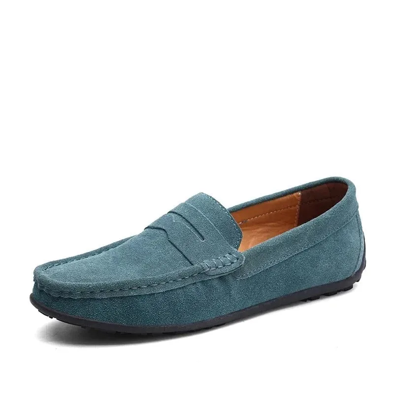 Brand Spring Summer Hot Sell Moccasins Men Loafers High Quality Genuine Leather Shoes Men Flats Lightweight Driving Shoes v1