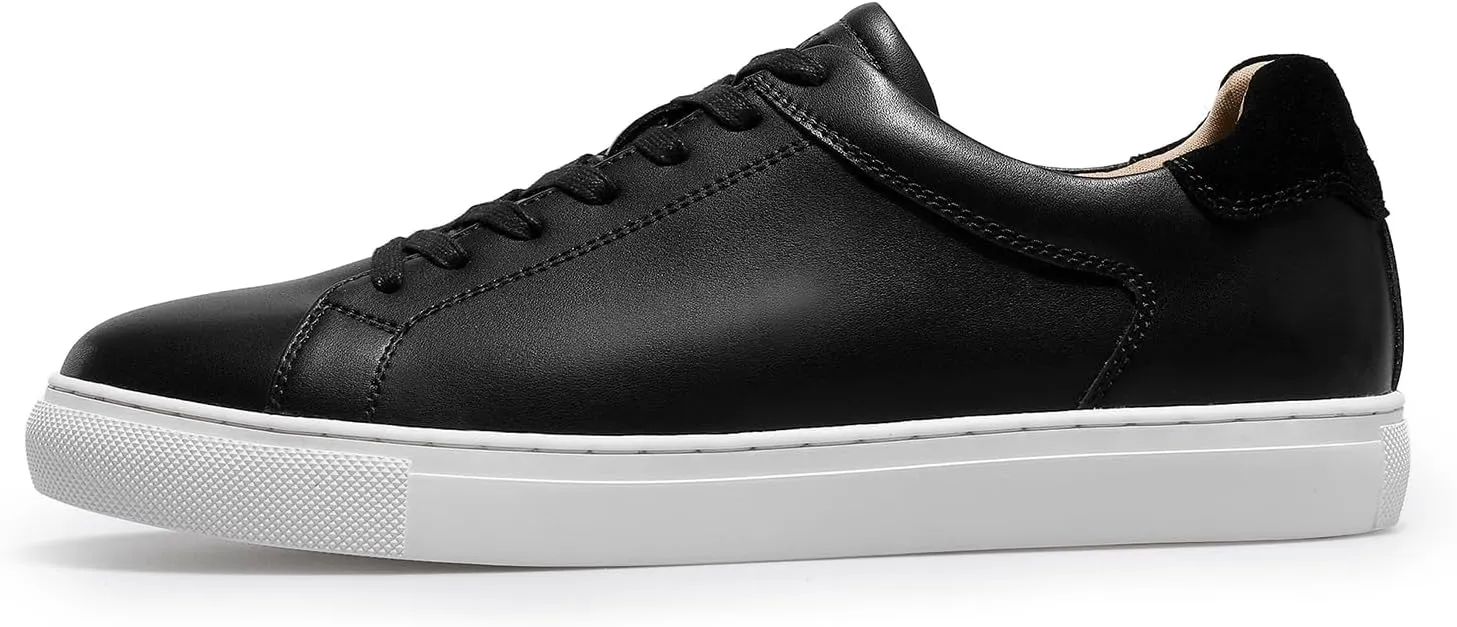 Classic Sneakers Leather Casual Dress Sneakers Breathable Lace-up Oxford Fashion Sneaker for Men
