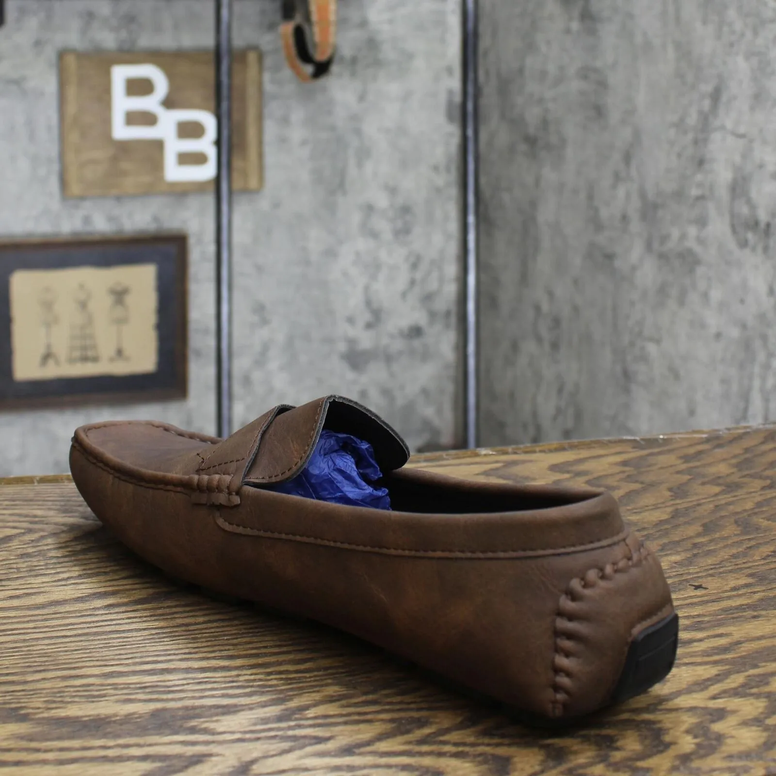 Gallery Seven Men's Casual Driving Loafers Saddle Brown 14