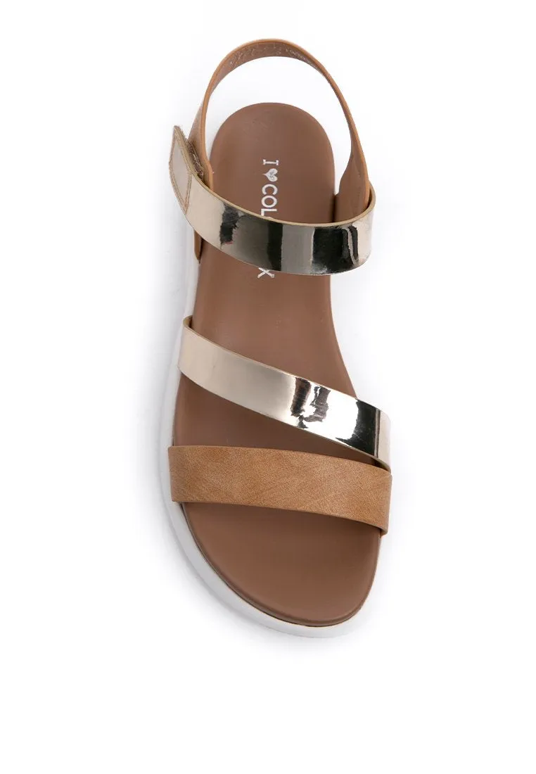 Gold Sporty Sandal