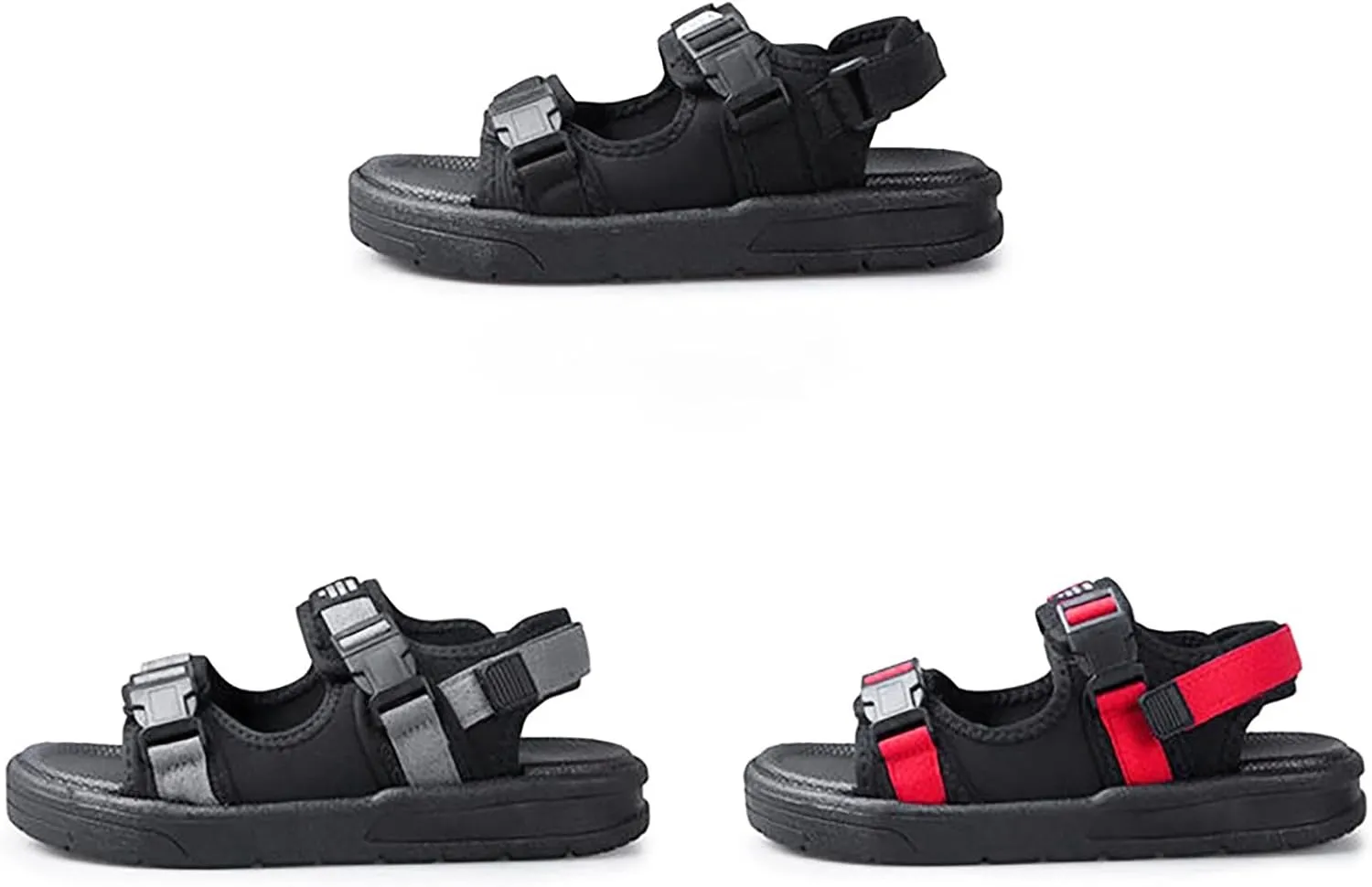 Hiking Sandals for Men Men's Athletic Outdoor Sandals Slides Men's Open Toe Strap Adjustable Sandal Summer