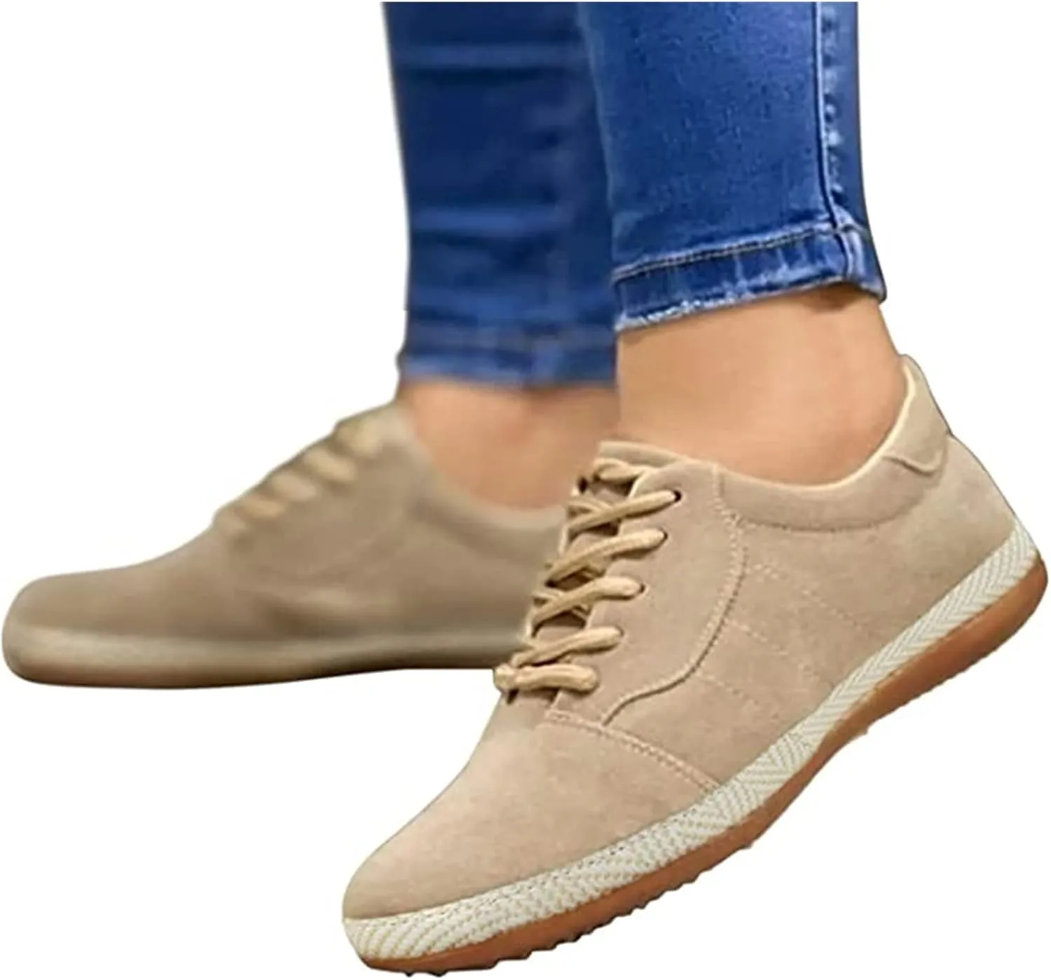 Lausiuoe Shoes for Women Sneakers Slip On Comfortable Casual Fashion Sneakers Walking Classic Lightweight Canvas Flat Loafers