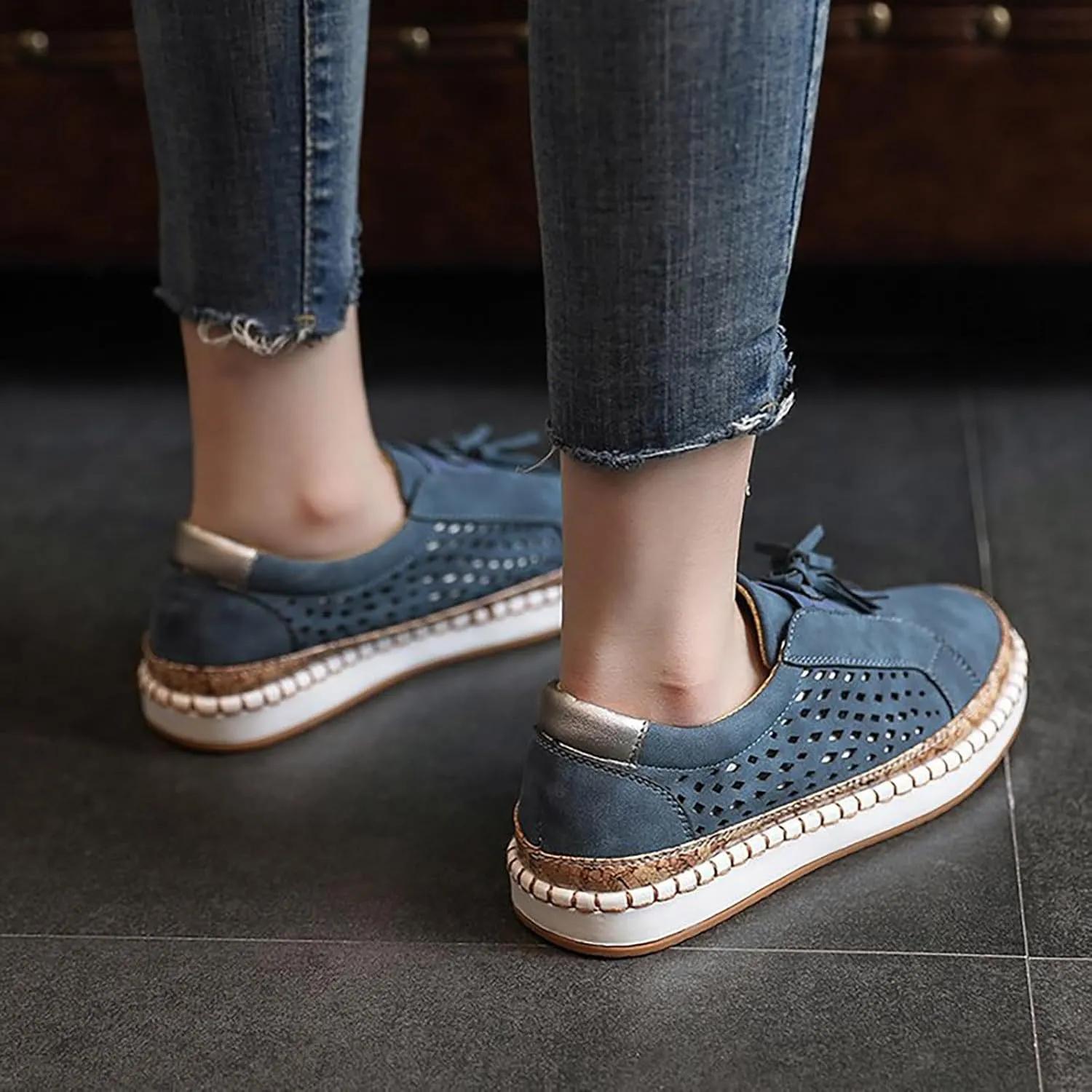 Tennis Shoes Womens Arch Support Dress Casual Shoes Women Shoes Sneakers Slip On Sneakers Walking Tennis Shoe Waterproof Tennis Shoe Loafers Casual Slip On