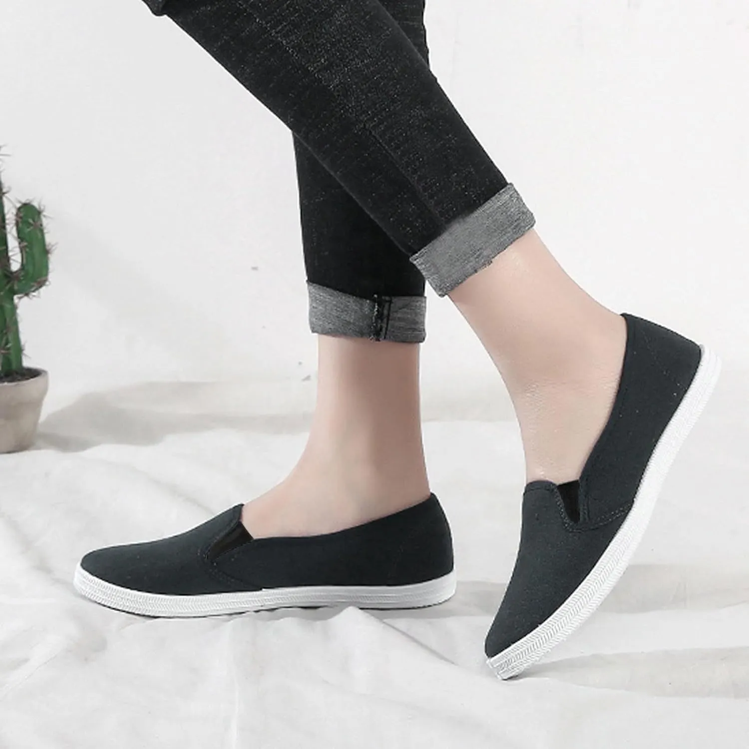 Women Orthopedic Sneakers Platform Wedge Sneakers Slip On Breathable Lightweight Fashion Sneakers Loafers Walking Shoes