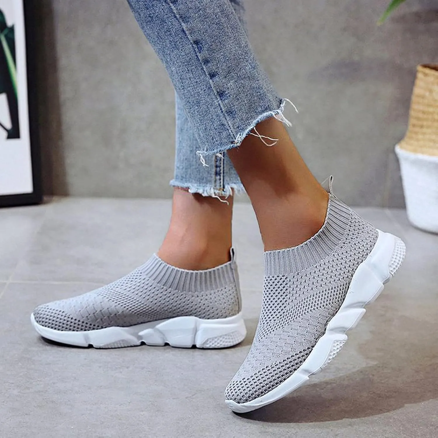 Womens Black and White Running Shoes Slip On Walking Shoes Women Nurse Shoes for Women Comfortable Wide Width Womens Black Fashion Sneakers Size 10 Slip On Walking Shoes Women Comfortable Dressy