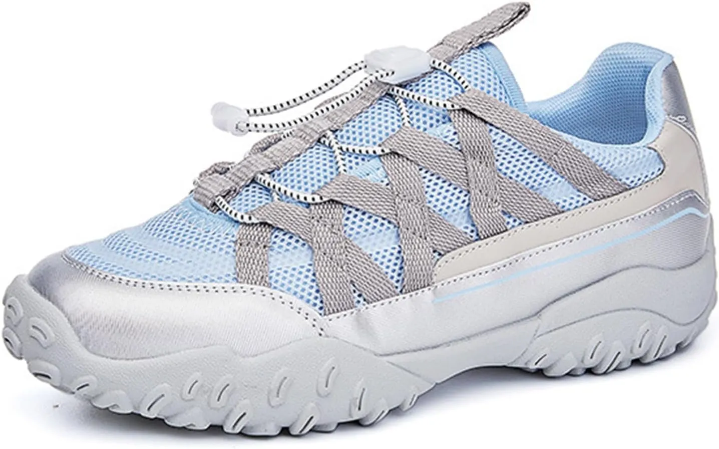 Women's Fashion Platform Oxford Trainers Casual Lace-Up Lightweight Versatile Flats, Breathable White Sneakers for Summer Stylish Sporty Look